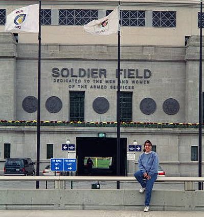 Soldier field in Chicago